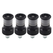 Garden Sprinkler 4 Pack G1/2 Inch Adjustable Buried Head for Lawn Irrigation System with 360 Coverage