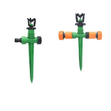 Garden Sprinkler 360 Automatic Rotating Lawn Irrigation Head 1/2 Inch Hose Nozzle Durable Design