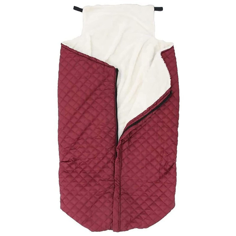 Waterproof Wheelchair Blanket with Zipper, Fleece Lined Thick Plush Leg Warmer for Warm Lower Body Coverage