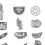 40pcs PET Laser Handbook Stickers 3D Shadow 0.5oz 7