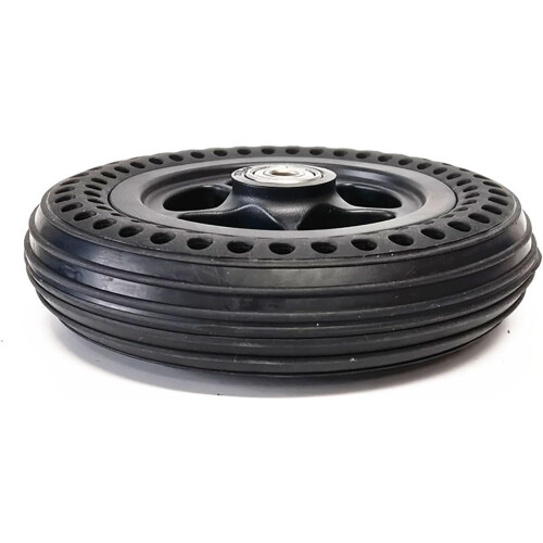 6 in Wheelchair Wheels Replacement,All Terrain Drive Walker Rollator Wheels Solid Rubber Airless Wheel Assembly (1 Pair) 1