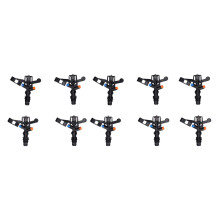 10PCS Garden Sprinkler 360 Degree Rotating Sprinkler G1/2 Thread Water Saving Lawn Farm Irrigation