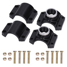 63mm Irrigation Saddle Tee Kit G1 Female Thread, Plastic Water Pipe Quick Connector Set for Garden Drain Line