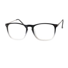 Women's Large Transparent Horn Rimmed Reading Glasses +2.25x Clear Lens Fashion Blue Light Blocking