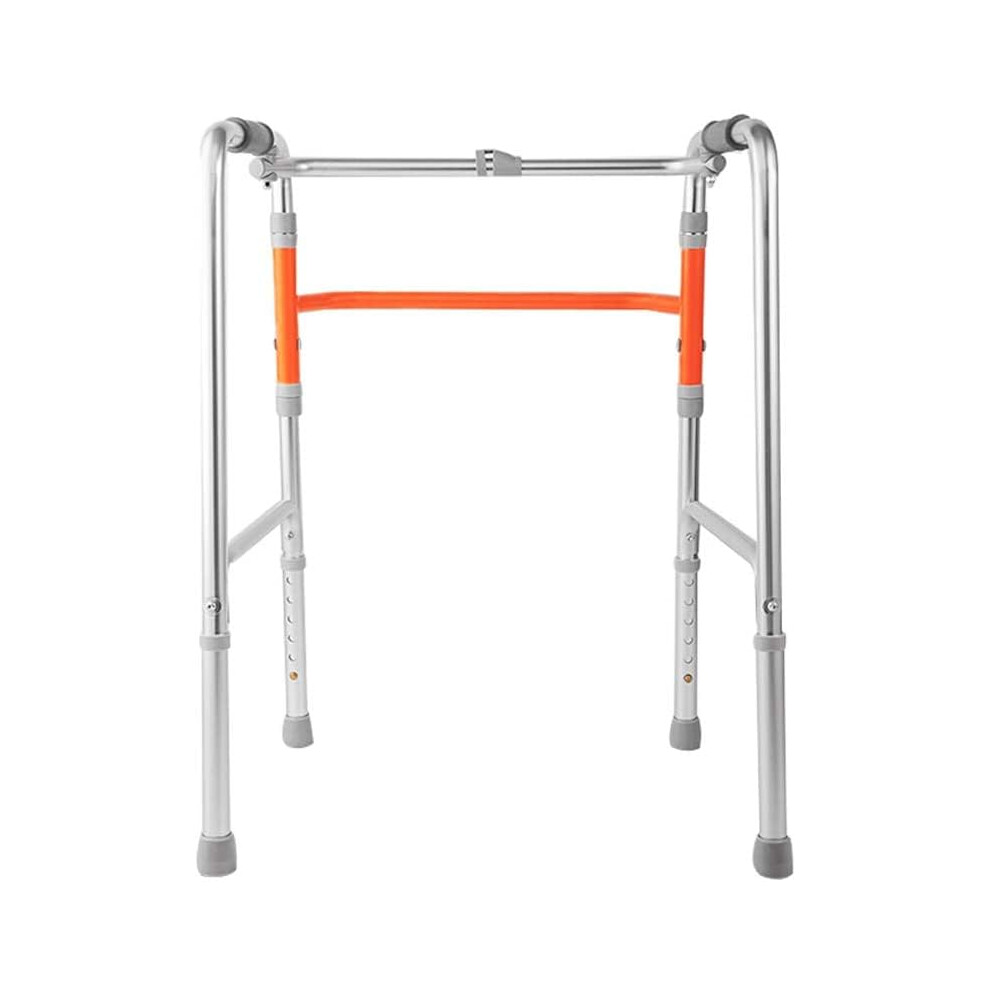 Folding Walker for Seniors, Adjustable Aluminum Walking Aid with NonâSlip Handles, Lightweight Support