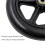 8 Inch Solid Polyurethane Wheelchair Caster Wheel, NonSlip Front Replacement with 8mm Bearing, Smooth Rolling 4