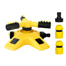 360 Degree Rotating Garden Sprinkler with Adjustable Spray Modes for Large Area Lawn Watering Irrigation