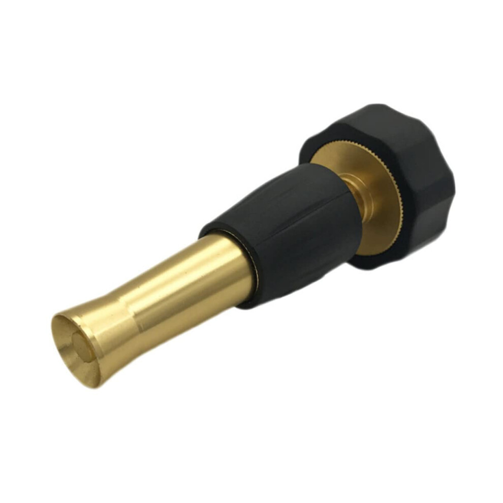 Heavy Duty Adjustable Brass Garden Hose Nozzle for Car Wash and Garden Watering, Ergonomic Easy Grip-image-OPC-PSZ68D9-NEW