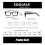 Women's Vintage Oversized Blue Light Reading Glasses 3.5X Black Frame Retro Style for Computer Use 2