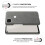 Phone Shell Cloth Pattern Leather Case  Pixel Anti Drop Protective Cover Suitable for  Pixel 4A(Gray) 6