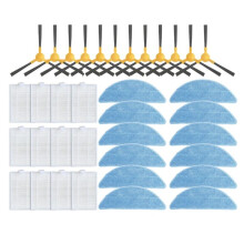 För RV-R670S Ersättningssidoborste HEPA Filter Moppdynor Reservdelar Tillbehör,A