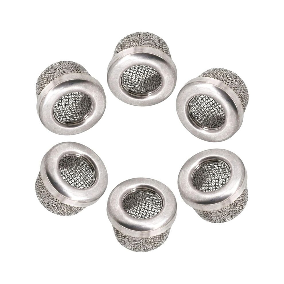 6Pcs Stainless Steel Pump Inlet Strainer Screen Filter For Airless Paint Sprayer Suction Hose,Replaces 181072 Filter 6033505724335