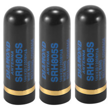 3X SRH805S UHF Double Bande + Antenne VHF Male SMA pour UV3R UV100 LINTON LT6100 LT6188 / Vertex VX-6R