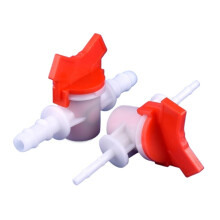 5pcs 10mm POM Ball Valve Leak‑Proof Drip Irrigation Connector for Garden Hose and Aquarium