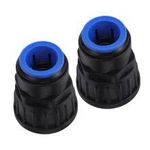 2pcs Leakproof Quick Connect Garden Hose Connectors Durable Plastic Fittings for Watering and Irrigation