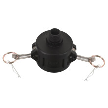 IBC Tote Adapter 2 Inch to 3/4 Inch Quick Connect IBC Tank Hose Connector for Garden Hose Water Tank