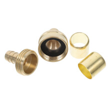 Heavy Duty Brass Garden Hose Connector, LeakResistant Quick Connect Fitting for Car Wash and Irrigation