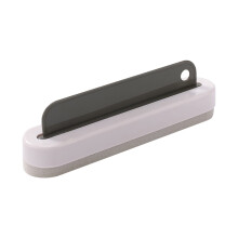 2 in 1 Double Sided Mirror Cleaning Brush and Glass Wiper, Streak Durable Sponge for Bathroom