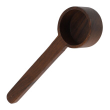 Wooden Coffee Scoop Long Black Walnut 24-41 g