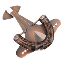 Fighter Plane Strainer 14x12.8x5.2 cm Red Bronze