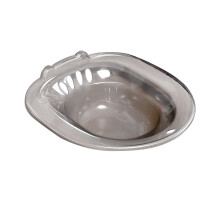 Grey Sitz Bath for Toilet with Drain Holes, Ergonomic Comfort Design, Universal Fit for Hemorrhoids