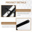 Microwave Shelf 3-Tier Extendable Worktop Shelves with 6 Hooks, Kitchen Shelf, Spice Rack Black 2