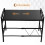 Microwave Shelf 3-Tier Extendable Worktop Shelves with 6 Hooks, Kitchen Shelf, Spice Rack Black 5