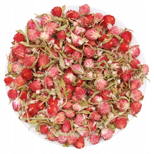 Rote Gomphrea-Kugelblume – 50 g essbare Blüten 2