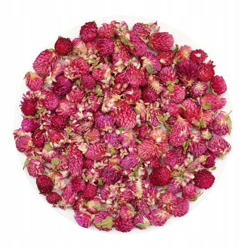 Kugelförmige rosa Gomphrea-Blüten – 20 g essbare Blüten 2