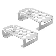 2pcs Grill Rack Chicken Drumstick Holder Jalapeno Grill Holder for BBQ with Pepper Corer Tool