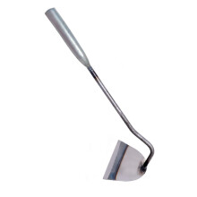 Garden Hoe Long Handle Ergonomic Weeding Tool Durable Stainless Head for Efficient Weed Removal