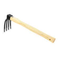 Ergonomic Garden Trowel with Wooden Handle, Heavy Duty Hand Digging Tool for Planting and Weeding