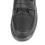 2-Strap Hook & Loop Men Black PU Leather Shoes 40 11
