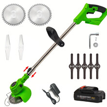 3‑in‑1 Cordless Weed Wacker Electric String Trimmer with Battery and Charger for Lawn and Garden