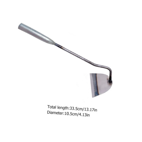 Garden Hoe Long Handle Ergonomic Weeding Tool Durable Stainless Head for Efficient Weed Removal 1