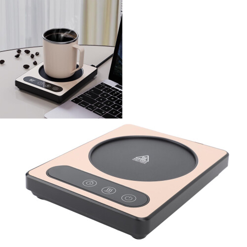 Gold 36W Coffee Cup Heater 12h Timer 140cm Cable 2