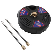 13 Inch Pressure Washer Surface Cleaner 2500 PSI Attachment with Extension Wands for Fast Even Cleaning