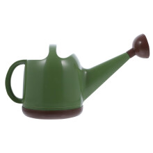 Small Plastic Watering Can for Indoor Plants, Durable Lightweight Build with Detachable Shower Head