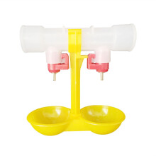 10 Pack Automatic Chicken Waterer Cups with Double Nipples, Hanging Poultry Drinker for Chickens and Quail
