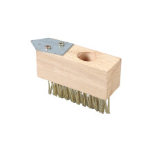 Weed Remover Brush for Patio and Driveway with Rust‑Resistant Bristles and Ergonomic Hand Grip