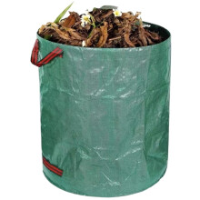 Heavy Duty Garden Waste Bags 120L Large Capacity Foldable Yard Leaf Collection Bag with Handles