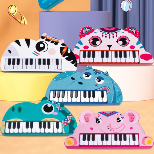 Hippo Style 22-Key Toddler Piano Multicolor 1