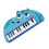 Hippo Style 22-Key Toddler Piano Multicolor 3