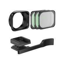 Design Lens Hood for GRIV Camera Ultra-Thin ND CPL VND Filter and Thumb Grip Kit for Street Photography Protection
