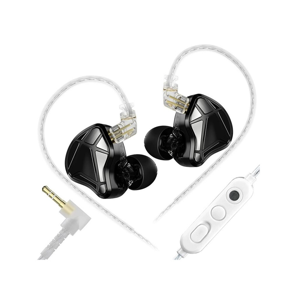 Kz Axas Gaming Earbuds Wired With Mic For Ps4 Ps5 Pc Noise Isolation Iem With Low Latency Earphones For Laptop And Mobile A 6032125122248