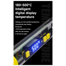 MECHANIC HK-990 High Power 90W Digital Thermostatic Soldering Iron Set with Rapid Heating GB Plug