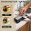 Dual-Grit Diamond Sharpening Stone, 400/1000 Grit with Non-Slip Base for Precision Blade Sharpening 4