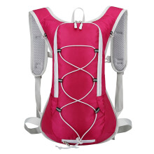 Hot Pink Lightweight Waterproof Hydration Backpack with 2L Bladder for Running Hiking Cycling