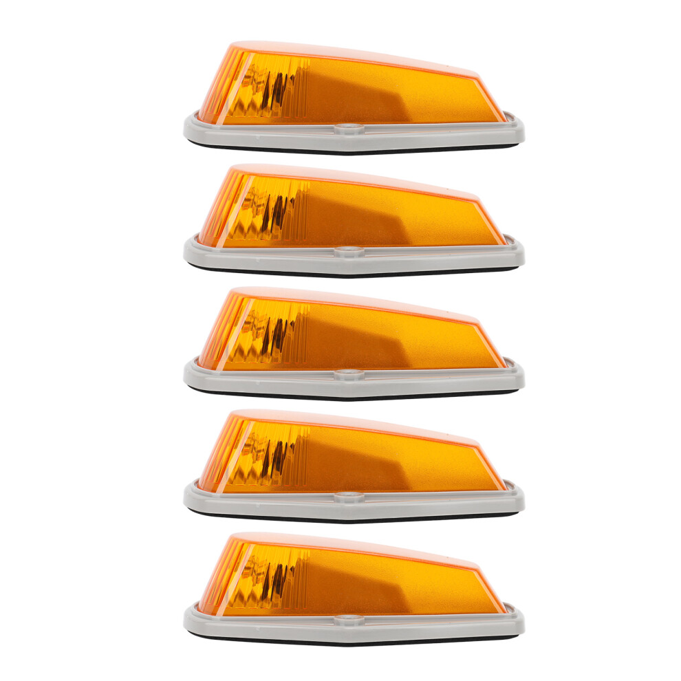 5Pcs Led Cab Marker 12V T10-12Smd Light/Amber 8791393508137