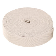 Cotton Webbing Strap for Bag Handles and Crafts, Soft Durable Canvas Tape, 5 Yards